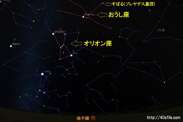 おうし座流星群17年のピーク時間と方角を図解 東京 大阪など 40 S File ドットコム